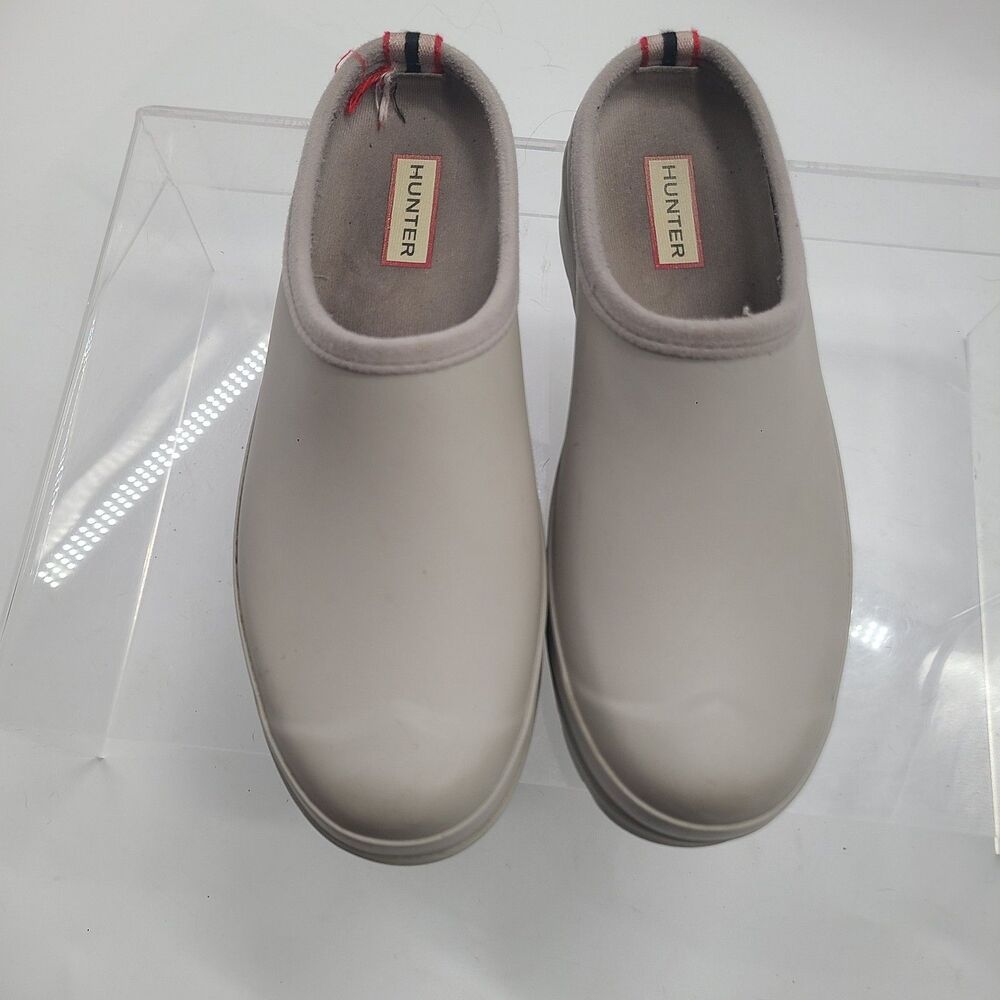 Hunter Original Play Clogs 'Zinc' / WF1002RMA / Women's Size 8